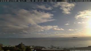 1 December 2024  Kinghorn WeatherCam Timelapse [upl. by Nicole526]