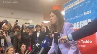 Todde Io prima presidente donna in Sardegna sono felice e orgogliosa [upl. by Sami]