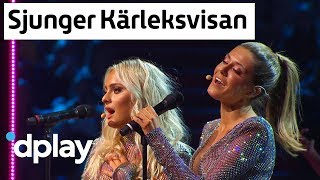 Alice amp Bianca övervinner scenskräcken sjunger och dansar i Globen  discovery Sverige [upl. by Ikoek]