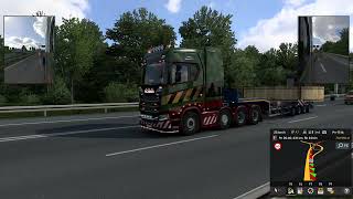 Mega transport w  Euro truck Simulator 2 [upl. by Ellerrehs525]