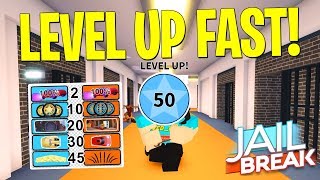 FASTEST WAY TO LEVEL UP AS A COP IN JAILBREAK Roblox [upl. by Terb352]