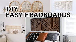 Beautiful DIY Headboards Find your Inspiration  Home Decor Ideas [upl. by Matronna879]