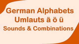 German Alphabets Umlauts amp Sounds  Buchstaben  Level A1  Learn German in UrduHindi [upl. by Fiann530]