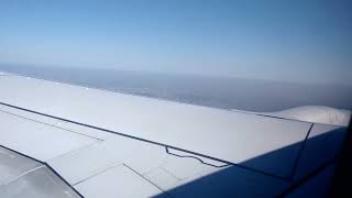 Flying Over NYC heading to JFK flight landing newyork usa machntravel [upl. by Enajaras]