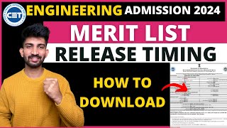 How to Check Engineering Merit List 2024  How to Download Merit List 2024 [upl. by Ambrosi867]