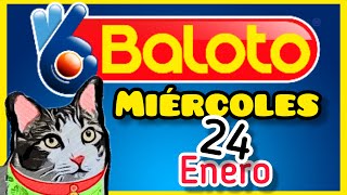 Resultado BALOTO Y BALOTO REVANCHA Miercoles 24 de Enero de 2024 [upl. by Aicener843]