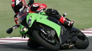 2008 Kawasaki Ninja ZX10R First Ride  MotoUSA [upl. by Nima]