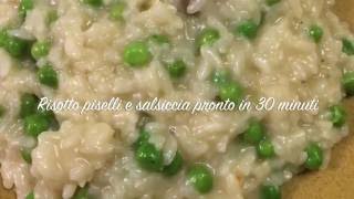 Risotto piselli e salsiccia cuisine companion Moulinex [upl. by Doris213]