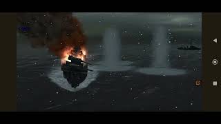 KMS Gneisenau and Scharnhorst vs HMS Renown and Escorts  Atlantic Fleet Gameplay [upl. by Notlok689]