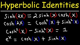 Hyperbolic Trig Identities [upl. by Hcahsem]