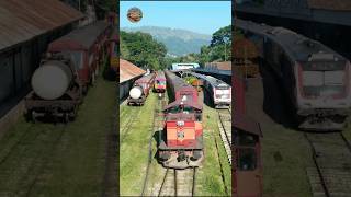 Night Mail Train at Badulla Railway Station ❤🥰 badulla railfans srilankatrain train travel [upl. by Fulcher]