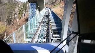 Führerstandsmitfahrt auf der Innsbrucker Nordkettenbahn Bergfahrt [upl. by Amikay]