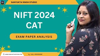 NIFT 2024 QUESTION PAPER COMPLETE ANALYSIS [upl. by Jasper473]