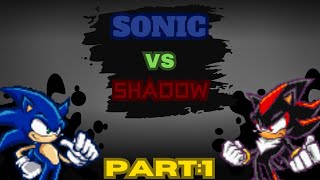 SONIC VS SHADOW sticknodes pro animation [upl. by Yror]