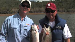 Collins Lake Trout amp Sacramento River Stripers [upl. by Abbey]