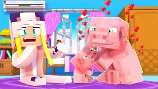 Unser SCHWEIN bekommt 1 BABY ✿ Minecraft HAUS DeutschHD [upl. by Nerret]