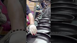 Non Stick Frying Pan Mass Production Process [upl. by Aiveneg]