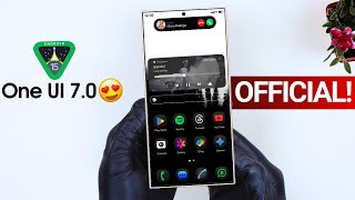 Samsung One UI 70 Android 15  ITS OFFICIAL [upl. by Norina]