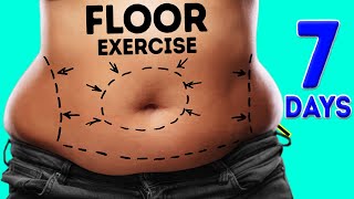 FLOOR EXERCISE  GET FLAT STOMACH IN 7 DAYS  MUST TRY [upl. by Aizti50]