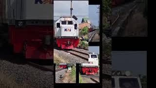 locomotive CC201 and CC203 Indonesia trains [upl. by Divaj]