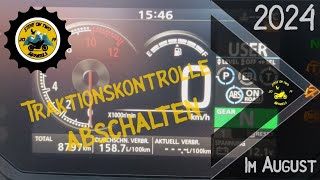 Traktionskontrolle abschalten Honda Transalp XL750 [upl. by Aneele]