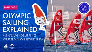 Mens and Womens Windsurfing  Olympic Sailing Explained [upl. by Funk]