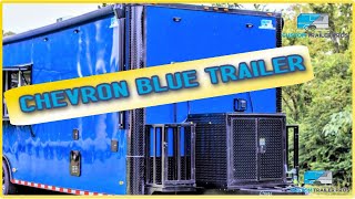 85x20 Food Trailer  Chevron Blue [upl. by Lynnell868]