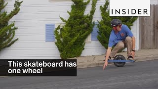 This onewheeled skateboard can go offroad [upl. by Shandy971]