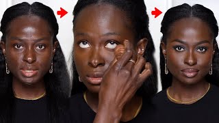 This Foundation Routine Looks Like A Filter 😱 Dark Skin Friendly [upl. by Acinnor]