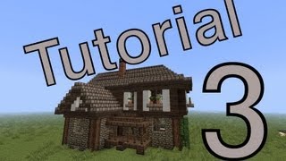 minecraft tutorial Mittelalter Haus 3 deutsch [upl. by Naitsirk991]