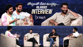 Jr NTR Hilarious Interview With Vishwak Sen amp Siddhu Jonnalagadda  Koratala Siva  devara [upl. by Otes]