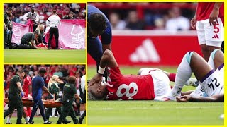 Nottingham Forests Danilo breaks his leg against Bournemouth  danilo injury Vs Bournemouth [upl. by Tammany175]