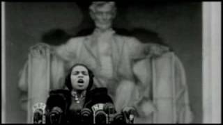 Marian Anderson Sings at Lincoln Memorial [upl. by Elsworth]