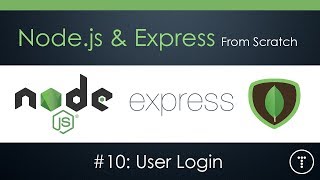 Nodejs amp Express From Scratch Part 10  User Login [upl. by Garihc]