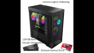 Lenovo Legion Tower 5i12700 1TB RTX 3060 12GB GDDR6 16 GB Ram Unboxing Upgrading Ram  HDDs 👌 [upl. by Gavriella]