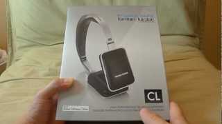 harmankardon CL by HARMAN headphones unboxing [upl. by Sabsay611]