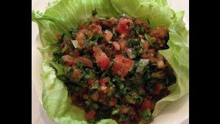 How To Make Tabboulleh Salad  تحضير التبولة على الطريقة اللبنانية [upl. by Zilla267]