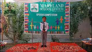 Politeness l English Speech by Zaroon l Class 1 l Maryland School l 2024 [upl. by Akemahs]