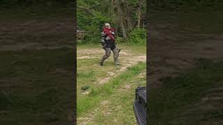 Shot the grenade on his chest acsairsoft noobday airsoft shorts [upl. by Siroved49]