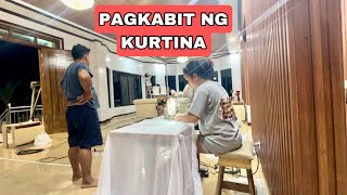 VLOG 1368 SINIMULAN NA ANG PAGKABIT NG KURTINA [upl. by Ane783]