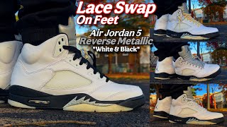 Lace Swap  Jordan 5 Reverse Metallic [upl. by Snow42]