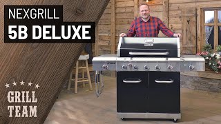 Nexgrill 5B Deluxe  Gasgrill mit Steakzone Backburner und Seitenkocher  Vorstellung amp Test [upl. by Carlisle]