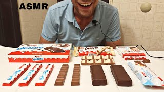 ASMR KINDER DESSERT PARTY Eating Sounds Mukbang NO TALKING [upl. by Seugirdor]