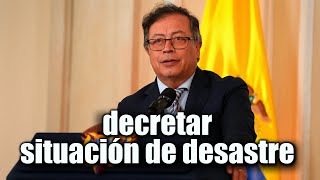 Presidente Petro propone decretar situación de desastre para enfrentar crisis de agua en Bogotá👇 [upl. by Eirovi]