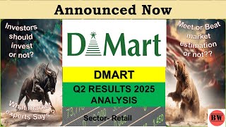 DMART Q2 results 2025 DMART DMART results today DMART Share News DMART Share latest news [upl. by Alvita705]