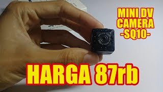 Mini spy camera DV SQ10 tutorial indonesia [upl. by Janek]