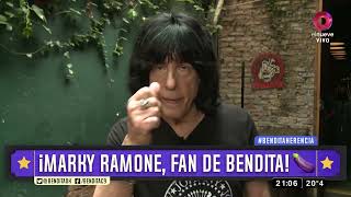 ¡Marky Ramone fan de Bendita [upl. by Eisaj]