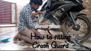 how to fitting Crash Guard in Tamil [upl. by Sillyrama]