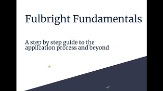 🌍 Fulbright Fundamentals StepbyStep Guide with Scholars  Fulbright Pakistan Webinar 2024 [upl. by Ainar]