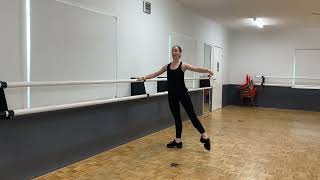 RAD Grade 5 Ballet Battement tendus and battements glissés [upl. by Thin601]